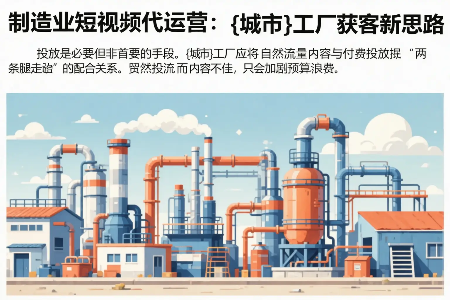制造业短视频代运营:陆丰工厂获客新思路
